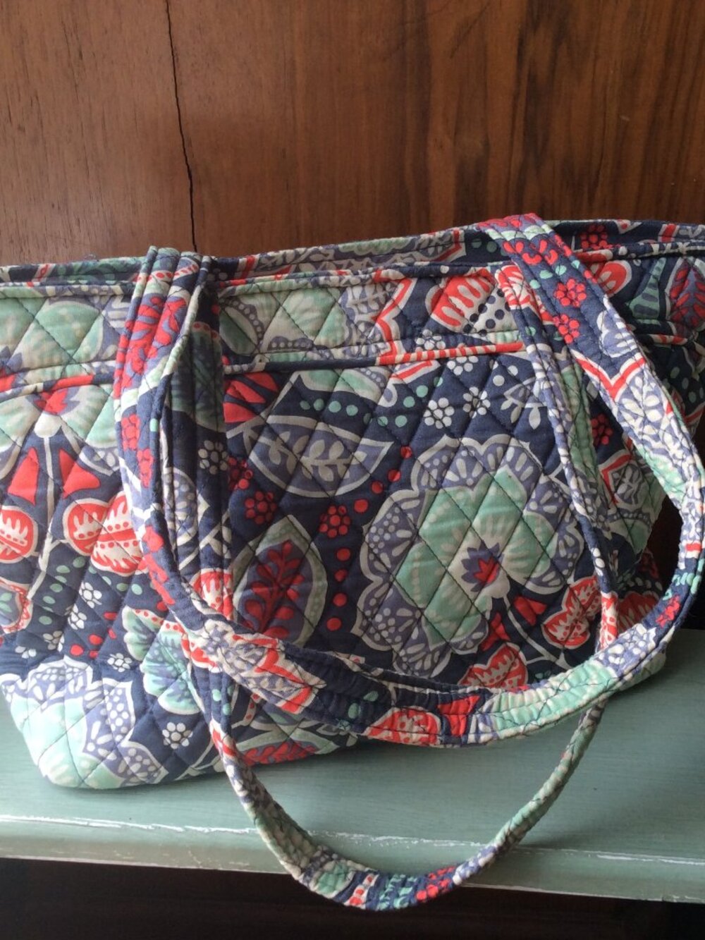 Vera Bradley Quilted Tote Bag, Retired Pattern Nomadic Floral Paisley NWOT
